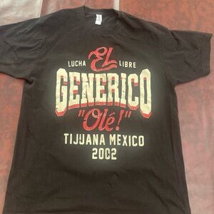 Pro wrestling Crate El Genérico shirt size L